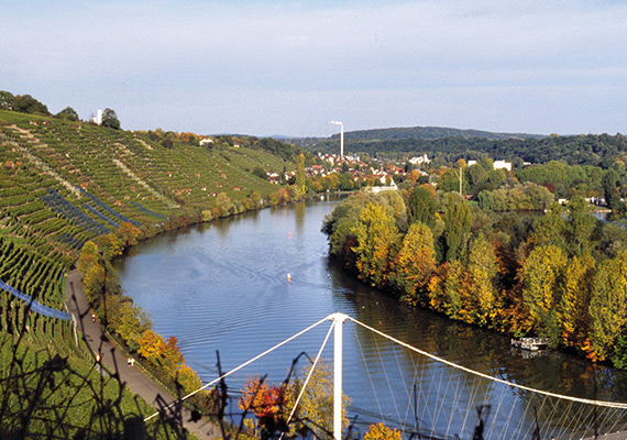 Before Stuttgart incorporated Cannstatt, the city was situated on the Nesenbach creek…today a part of the city, where the tradition of viniculture is still present and 70% of our vine is redwine, the famous Trollinger. And with the Neckar Captain’s Fleet many excursions can be done up to Schiller’s birthplace Marbach, where is also the German Literature Museum located.